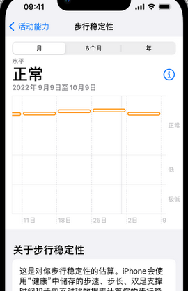 福山镇iPhone手机维修如何在iPhone开启'步行稳定性通知'